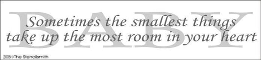 427 - BABY most room in your heart - The Stencilsmith