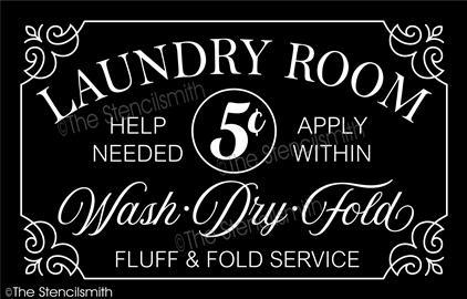 4280 - Laundry Room - The Stencilsmith