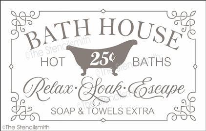 4281 - BATH HOUSE - The Stencilsmith