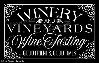 4296 - Winery and Vineyards - The Stencilsmith