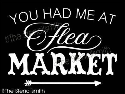 4297 - You had me at Flea Market - The Stencilsmith