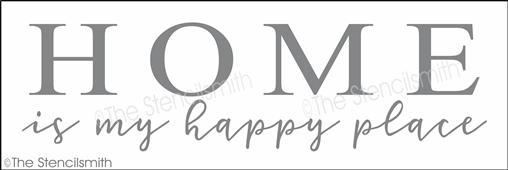 4312 - HOME is my happy place - The Stencilsmith