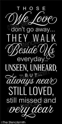 4320 - Those we love - The Stencilsmith