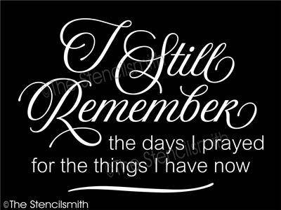 4326 - I still remember the days - The Stencilsmith