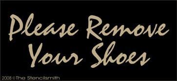432 - Please Remove Your Shoes - The Stencilsmith