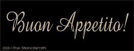 434 - Buon Appetito!  - Italian - The Stencilsmith