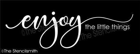 4354 - enjoy the little things - The Stencilsmith