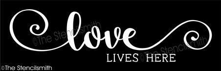 4360 - love lives here - The Stencilsmith