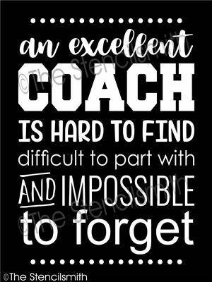 4364 - a COACH is - The Stencilsmith