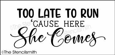 4370 - Too late to run - The Stencilsmith