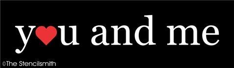 4383 - you and me - The Stencilsmith