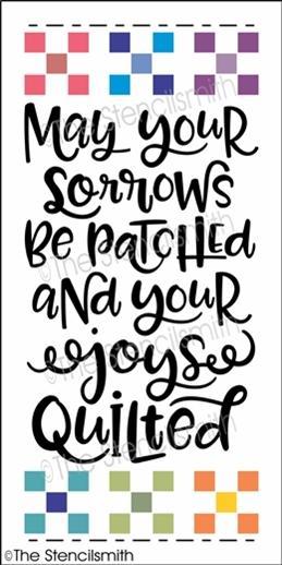 4384 - May your sorrows be patched - The Stencilsmith