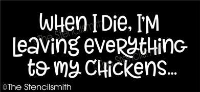 4393 - when I die I'm giving everything - The Stencilsmith