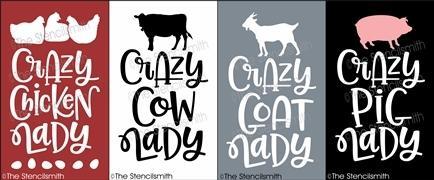 4397 - crazy (animal) lady - The Stencilsmith