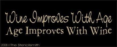 439 - Wine Improves With Age - The Stencilsmith
