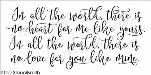 4404 - In all the world there is - The Stencilsmith