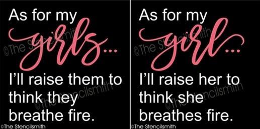 4417 - as for my girls - The Stencilsmith