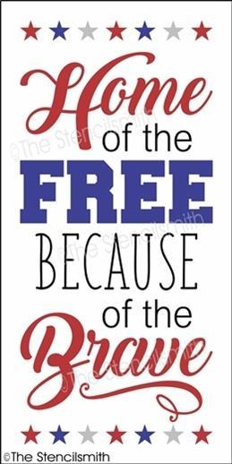 4423 - Home of the free because - The Stencilsmith