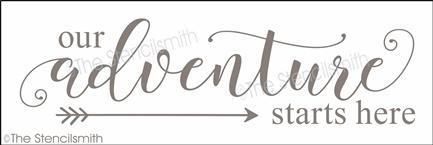 4445 - Our adventure starts here - The Stencilsmith