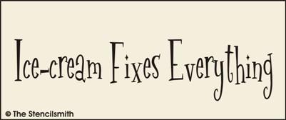 Ice-cream fixes everything - The Stencilsmith