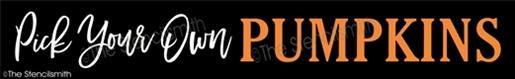 4491 - Pick Your Own Pumpkins - The Stencilsmith