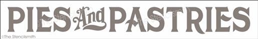 4493 - Pies and Pastries - The Stencilsmith