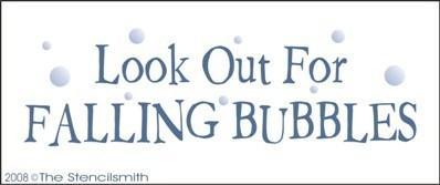 451 - Falling Bubbles - The Stencilsmith