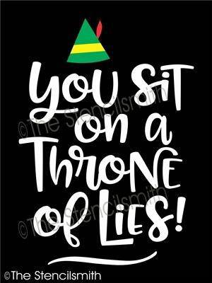 4526 - you sit on a throne of lies - The Stencilsmith