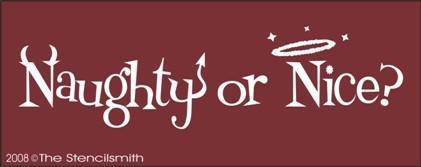 452 - Naughty or Nice? - The Stencilsmith