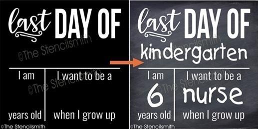 4555 - Last Day of School - The Stencilsmith