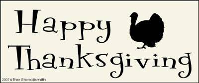 Happy Thanksgiving - The Stencilsmith