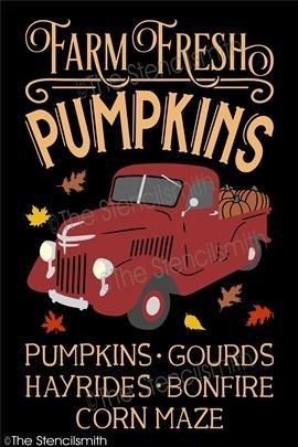 4630 - Farm Fresh Pumpkins - The Stencilsmith