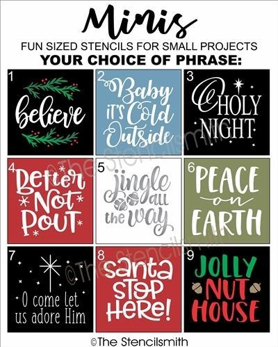 4688 - Christmas Minis - The Stencilsmith