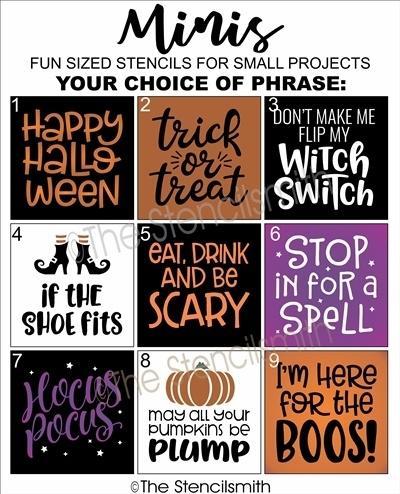 4695 - Halloween Minis - The Stencilsmith