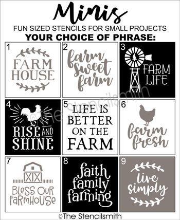 4705 - Farm Minis - The Stencilsmith