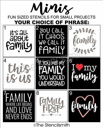 4706 - Family Minis - The Stencilsmith