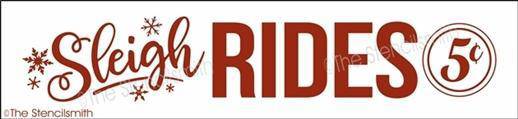 4759 - Sleigh Rides 5c - The Stencilsmith