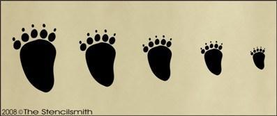 477 - Bear Tracks - The Stencilsmith