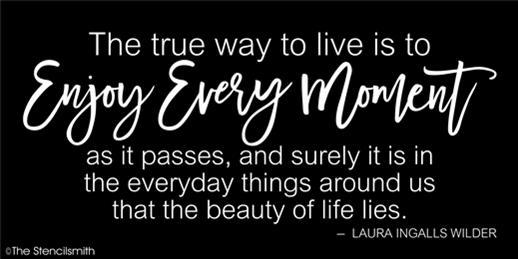 4783 - The true way to live - The Stencilsmith