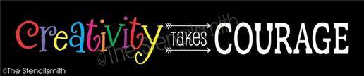 4784 - creativity takes courage - The Stencilsmith