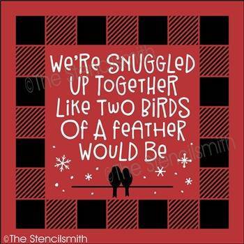4802 - We're snuggled up together - The Stencilsmith