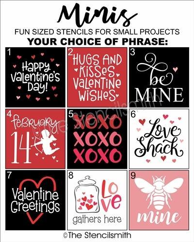 4818 - Valentine Minis - The Stencilsmith