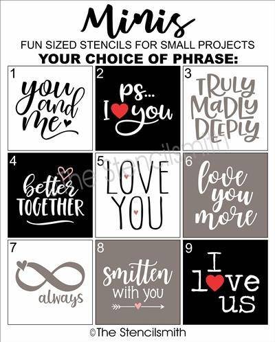 4822 - Love Minis - The Stencilsmith
