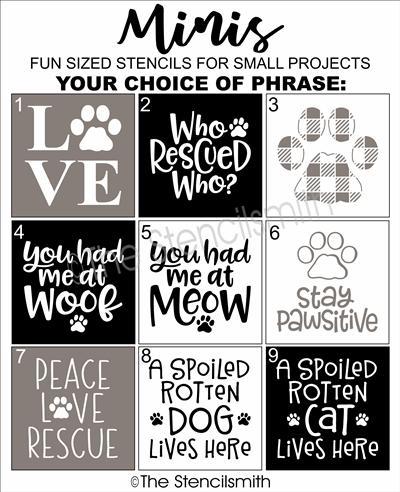 4832 - Pet Minis - The Stencilsmith