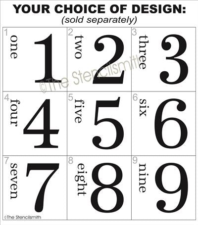 4853 - Numbers - The Stencilsmith