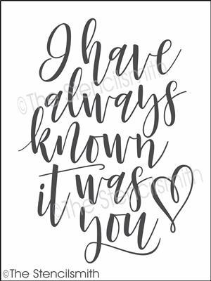 4855 - I have always known - The Stencilsmith