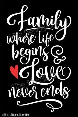4862 - Family where life begins - The Stencilsmith