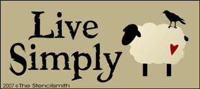 Live Simply - The Stencilsmith