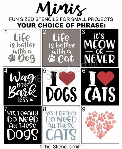 4887 - Pet Minis - The Stencilsmith