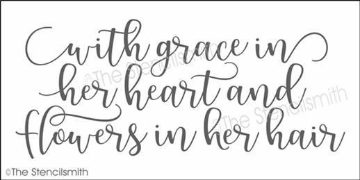 4889 - with grace in her heart - The Stencilsmith